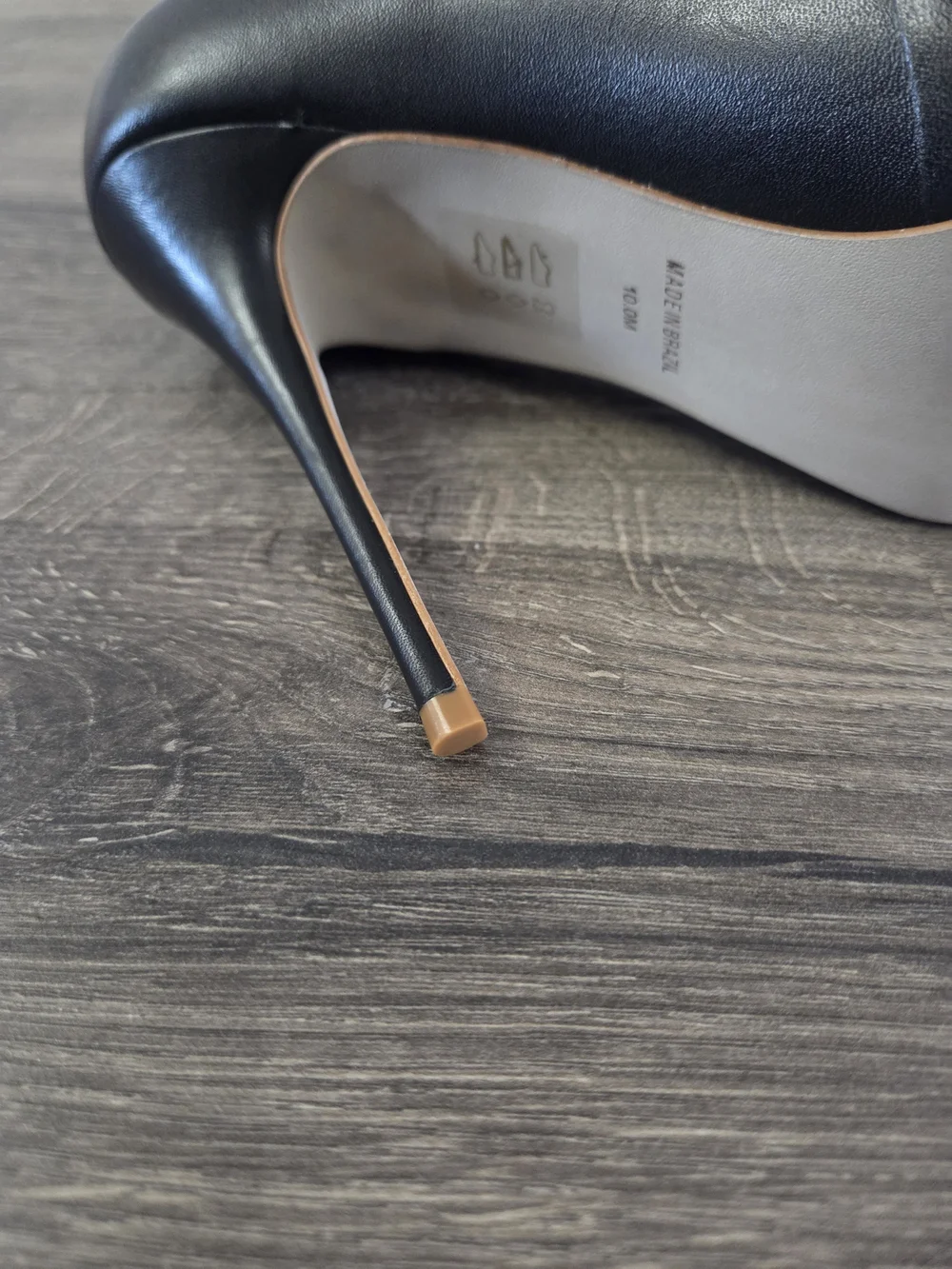 Massimo Matteo Womens Black Pointed-Toe Leather Pumps Size 10 NWOT - Picture 8 of 10